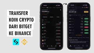 Cara Kirim Koin Crypto Dari Bitget Ke Binance [upl. by Iggam]