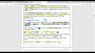 physiology Acid amp Base Balance Lec3 [upl. by Akeemaj]