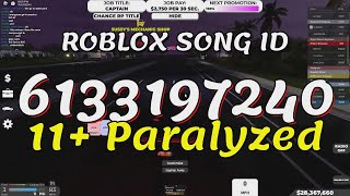 11 Paralyzed Roblox Song IDsCodes [upl. by Lleihsad646]