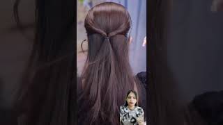 A Simple Hairstyle 🍌 banana skincare facecare shorts beautytips ytshorts veenaraghav [upl. by Kenwood]