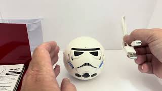 2015 Lazerbuilt Star Wars The Force Awakens  Mini Speaker StormTrooper Round Wired Speaker [upl. by Lledra]