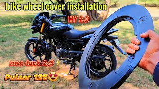 Bike Wheel Cover Installation🤩⚡️ [upl. by Iblok]