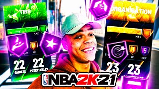 NBA 2K21  Comment débloquer rapidement tous vos badgesinsignes [upl. by Rehpretsirhc]