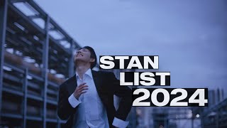 my 2024 updated kpop stan list 70 artists [upl. by Joed920]