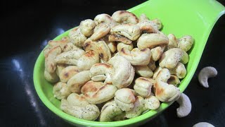 HOW TO MAKE PEPPER ROASTED CASHEWS AT HOME [upl. by Linis]