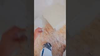 Work Putty apply to corner shotsdrywall [upl. by Riocard877]