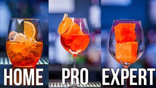 How to Make Aperol Spritz Home  Pro  Expert [upl. by Dranyar]