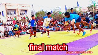 final match peddamarividu Vs the mission yemmiganur yemmiganur Kabaddi tournament gaganatoz1629 [upl. by Lipsey]