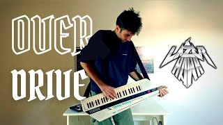 Overdrive Lazerhawk  Sick Keytar Shred Solo by The Neon Syndicate [upl. by Airamak]