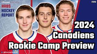 Canadiens Rookie Camp Primer ELEVEN Top Habs Prospects To Watch [upl. by Mathi]