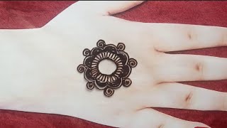 Gol Tiki Mehndi Design Elegant amp Beautifulquoteasy and stylish mehndi design [upl. by Nilkoorb115]