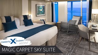 Celebrity Ascent  Magic Carpet Sky Suite Full Walkthrough Tour amp Review 4K  Celebrity Cruises [upl. by Braynard249]