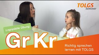 Logopädie Übung für Kinder – Lautbildung Gr Kr [upl. by Clemence]