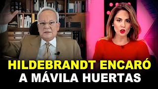 El momento donde Cesar Hildebrandt confronto a Mavila Huertas y a la prensa por un periodismo limpio [upl. by Richmond]