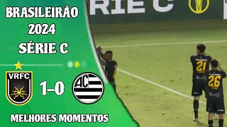 Volta Redonda 1 x 0 Athletic Club  Brasileirão Série C 2024  Final Ida [upl. by Bodnar732]