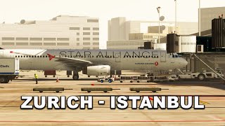 FENIX A321 ZURICH ISTANBUL TURKISH AIRLINES [upl. by Eerised929]