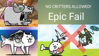 Battle Cats  Crazed fish No Critters Epic Fail [upl. by Gambrill]