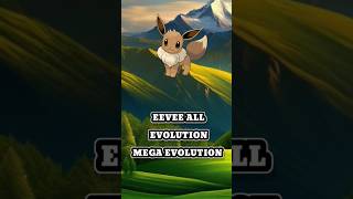 Eevee all evolution  pokemon mega evolution  short video pokemon shorts eevee viralvideo [upl. by Eduino540]