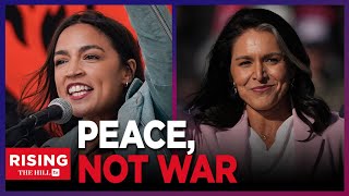 AOC Flames Tulsi Gabbard CALLS Her PROWAR [upl. by Ihana]