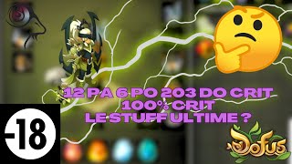 203 DO CRIT 12 PA 100 CRIT  STUFF ULTIME  COMPARAISON DES STUFFS [upl. by Kano]