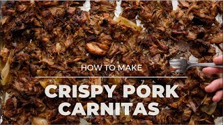 How to Make Crispy Pork Carnitas Paleo Whole 30 [upl. by Hahsia]