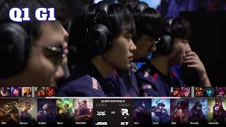 JDG vs KT  Game 1  Quarter Finals LoL Worlds 2023  JD Gaming vs KT Rolster  G1 full [upl. by Odareg]