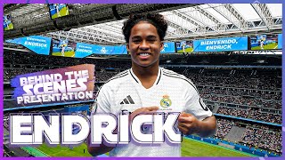 WELCOME ENDRICK  AMAZING PRESENTATION AT BERNABÉU [upl. by Raybin]