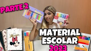 MOSTRANDO MATERIAL ESCOLAR 2023  PARTE 2 [upl. by Orferd]