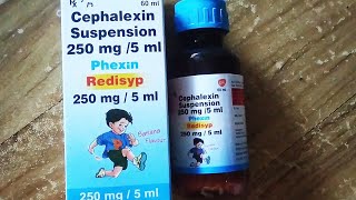 Phexin Redisyp 250ml suspension uses in hindi  Cephalexin 250ml Suspension uses benefits hindi [upl. by Mcmullan369]