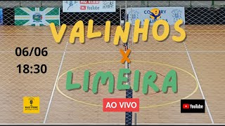 VALINHOS X LIMEIRA SUB 17 AO VIVO CAMP PAULISTA [upl. by Kenti457]