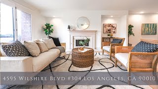 4595 Wilshire Blvd Los Angeles Ca 90010 Unit 304 Video Tour [upl. by Yerffe]