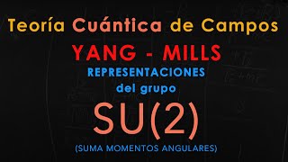 52  TEORÍA CUÁNTICA de CAMPOS  Yang Mills SU2 vía SUMA MOMENTOS ANGULARES [upl. by Nasar]