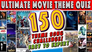 Guess The Movie Theme Song QUIZ CHALLENGE 150 Tracks [upl. by Aicele158]