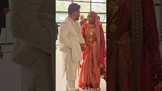 Sundhari Neeyum Sundharan Njaanum youtubeshorts shortsvideo weddingcouple love cute bridegroom [upl. by Elorak428]