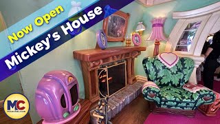 REOPENED Mickey Mouse’s House in ToonTown at Disneyland [upl. by Nirrat]