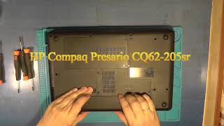 Разборка ноутбука HP Compaq Presario CQ62205sr [upl. by Rolfe]