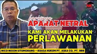 Nixon Situmorang Mempertanyakan Kehadiran Oknum Primkopal PM TNI AL Di Lahan PTASKA Cq PTBRB fyp [upl. by Aker]