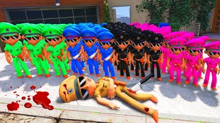 Little Singham Killed 1000 Colorfull Little Singham In Gta 5 [upl. by Rma599]