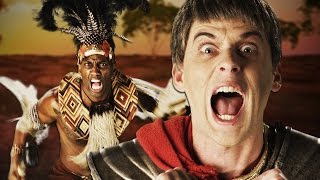 Shaka Zulu vs Julius Caesar Epic Rap Battles of History [upl. by Bartholomeus]