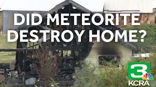 Investigation into possible meteorite landing on Northern California home [upl. by Oir720]