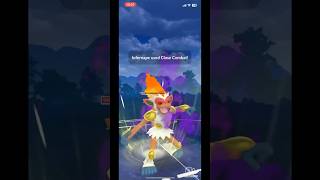 Shadow infernape destroys swampert and Magmar  Pokémon Go [upl. by Rica217]