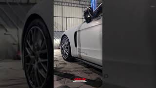 Porsche Panamera 971 With Full Set Titanium Exhaust System porsche panamera performance [upl. by Nuriel]