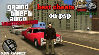 Grand Theft Auto Liberty city stories Cheats on psp  SSA games [upl. by Adaner]