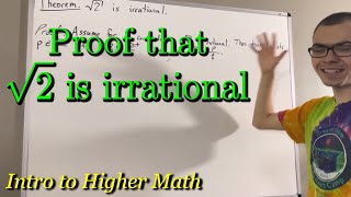 Proof that sqrt2 is irrational ILIEKMATHPHYSICS [upl. by Yecats]