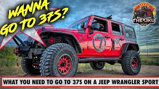 Upgrading to 37Inch Tires on Your Jeep Wrangler – What you NEED [upl. by Struve]