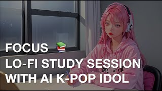 FOCUS 📚lofi  study session WITH AI KPOP IDOL [upl. by Meit487]