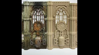 ENGL Lets Paint Sector Imperialis  Warhammer Terrain  Grim Dark  Streaking Grime [upl. by Oilerua]