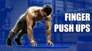 Correct Way to do Push Ups from fingers for ARM WRESTLING [upl. by Whitson]