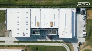 Nerta drone shot new factory [upl. by Ardnaed]