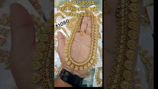 Restocked Take screenshot and WhatsApp to 8660158594hanualaya adnecklace trending haram [upl. by Nnylekoorb]